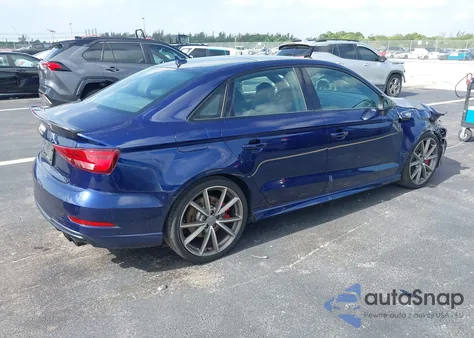 2018 Audi S3 2.0T Premium Plus/2.0T Tech Premium Plus из США, поврежденный, VIN WAUB1GFF6J1085879